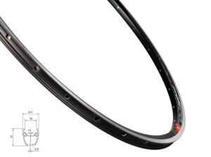 Product detail of MACH 1 Ráfek MACH1 ROAD RUNNER 622x15, 28 děr, černý
