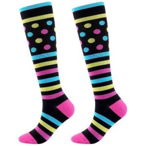 Product detail of Merco Striped Dots dámské kompresní podkolenky