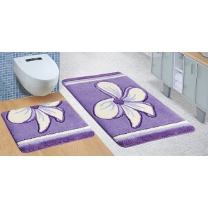 Product detail of Bellatex Koupelnová sada - ULTRA Fialový květ, 60 x 100 cm, 60 x 50 cm