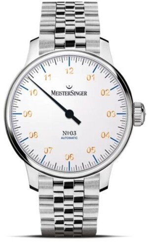 Product detail of MeisterSinger N°03 AM901G - Ocelový náramek