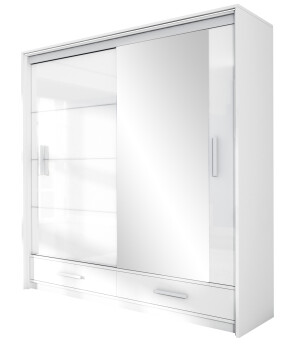 Product detail of ArtStol Šatní skříň MARSYLIA 203 | bílý lesk