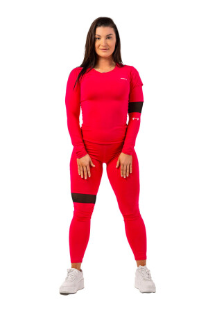 Product detail of Dámské tričko Nebbia  Long Sleeve Smart Pocket Sporty Top 418 pink M