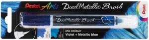 Product detail of Pentel Dual Metallic Brush štětečkový popisovač - fialový
