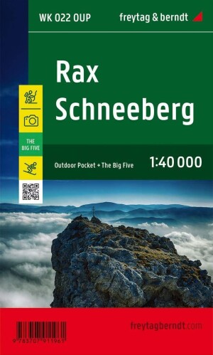 Product detail of WK 022 OUP Rax - Schneeberg 1:40 000 / turistická mapa (kapesní)