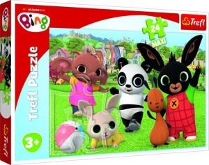 Product detail of Trefl Puzzle Bing - Zábava v parku / 24 dílků MAXI