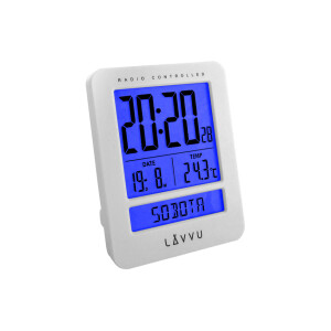 Product detail of LAR0020 Digitální budík LAVVU Duo White, 9,2 cm