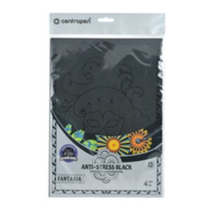 Product detail of Centropen Antistress omalovánky Fantasia black 4 ks