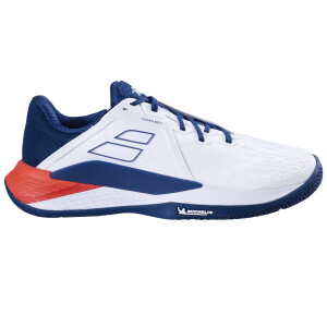 Product detail of Pánská tenisová obuv Babolat Propulse Fury 3 All Court Men White/Estate Blue  EUR 42,5