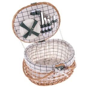 Product detail of Proutěný piknikový koš pro 2 osoby, 42 x 34 x 25 cm, 2,75 kg
