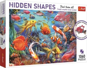 Product detail of Trefl Puzzle Hidden Shapes - Podmořský život / 1060 dílků