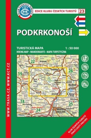 Product detail of KČT 23 Podkrkonoší 1:50 000/turistická mapa