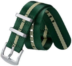 Product detail of Řemínek NATO Sports zelený, pískový proužek 22 mm - 22 mm