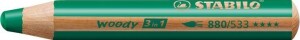 Product detail of Pastelka STABILO Woody 3v1 zelená tmavá