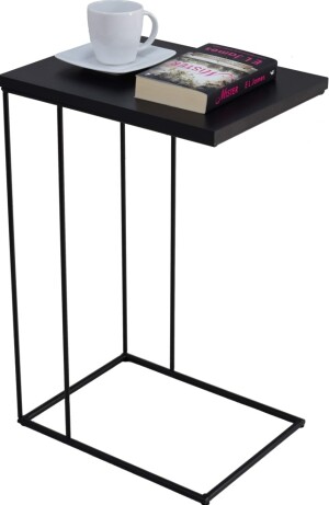 Product detail of ArtAdrk Příruční stolek DRU | černé nohy Barva: Černá