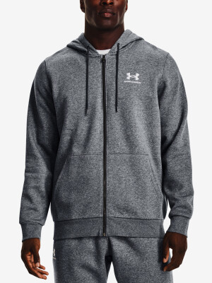 Product detail of Pánská mikina Under Armour  Essential Fleece FZ Hood-GRY S