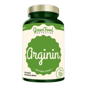 Product detail of GreenFood Arginin 120 kapslí
