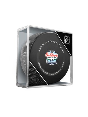 Product detail of Inglasco / Sherwood Fanouškovský puk NHL Lake Tahoe Official Game Puck - Philadelphia Flyers-Boston Bruins