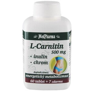 Product detail of MedPharma L-Carnitin 500 mg + inulin + chrom 67 tablet