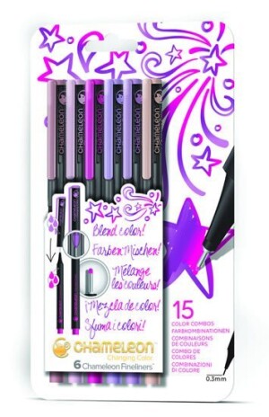 Product detail of Set Chameleon Fineliner - detailní popisovače, 6ks - přírodní tóny