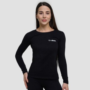Product detail of GymBeam Dámské triko s dlouhým rukávem Basic Black