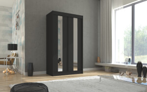 Product detail of ArtAdrk Šatní skříň BALTON | 120 cm Barva: Černá