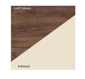 Product detail of ArtCross Obývací stěna STELLA Barva: craft tobaco / krémový