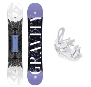 Product detail of Gravity Trinity 23/24 dámský snowboard + Raven S230 White vázání