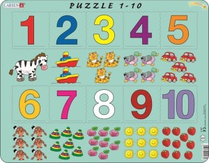 Product detail of Puzzle MAXI - Počítání pro nejmenší s čísly/10 dílků, 2.  vydání