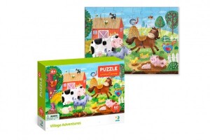 Product detail of Dodo Puzzle biomy - Dobrodružství na vesnici 60 dílků