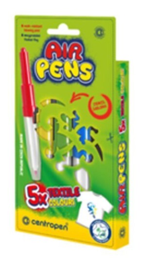 Product detail of Centropen Foukací fixy AIR PENS na textil 5 ks