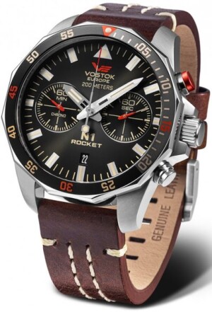 Product detail of Vostok Europe N-1 Rocket Chrono Line 6S21-225A618