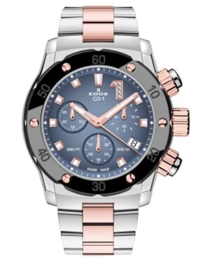 Product detail of EDOX CO-1 Chronolady Quartz Chronograph 10255-357RMBUID