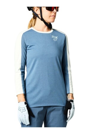 Product detail of Dámský cyklistický dres Fox Ranger Womens Drirelease 3/4 Jersey Matte Blue XS