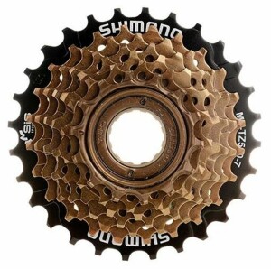 Product detail of Shimano 7-kolo MF-TZ500 14-28 zubů, hnědé/černé