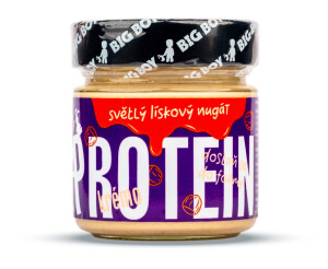 Product detail of Big Boy Protein Kremo white nougat - světlý proteinový krém s lískovými ořechy 220 g