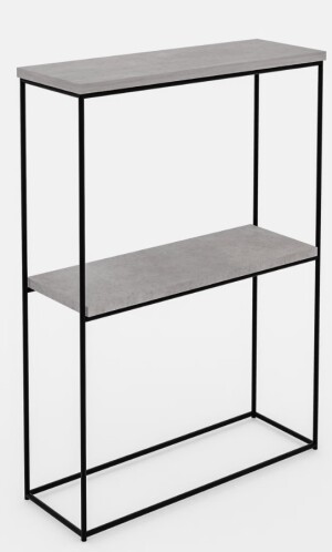 Product detail of ArtAdrk Příruční stolek VELO | černé nohy Barva: Beton