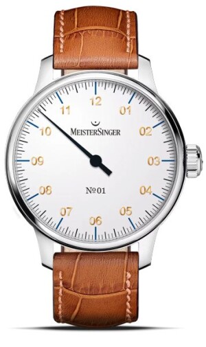 Product detail of MeisterSinger N°01 AM3301G - Světle hnědý kožený řemínek