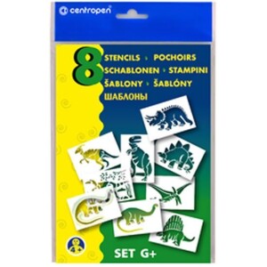 Product detail of Centropen Šablony k foukacím fixům AIR PENS G dinosaurus