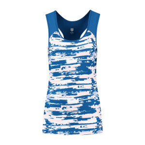 Product detail of Dámské tílko K-Swiss  Hypercourt Stripe Tank Print/Classic Blue M