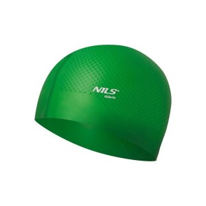 Product detail of NILS Aqua Silikonová čepice NQC Dots zelená