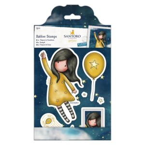 Product detail of Santoro Gorjuss Gumová cling razítka - Balónek 7 ks