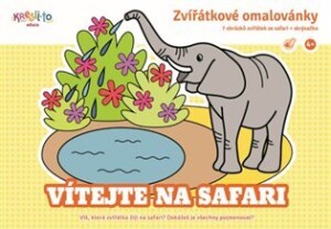 Product detail of Zvířátkové omalovánky / Vítejte v safari - Kristýna Bízová