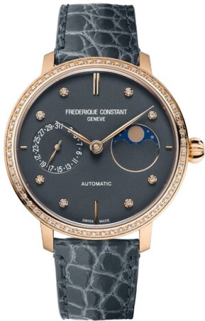 Product detail of Frederique Constant Manufacture Slimline Moonphase Automatic FC-702DND3SD4