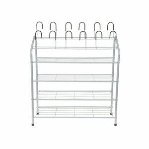 Product detail of Kovový botník Compactor Harry na 18 párů bot, 69,5 x 27,5 x 88 cm