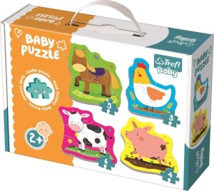 Product detail of Trefl Puzzle Zvířata na farmě 4v1 (3,4,5,6 dílků) Baby