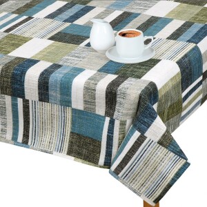 Product detail of Bellatex Ubrus EMA Dlaždice modrošedá, 70 x 70 cm