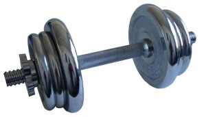 Product detail of ACRA Jednoruční nakládací činka 15 kg - 25 mm - chrom