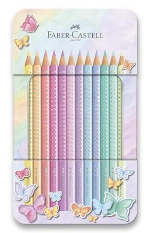 Product detail of Faber - Castel Sparkle Pastelky v plechové krabičce 12 ks