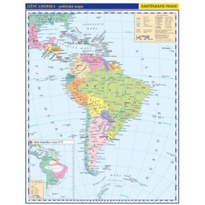 Product detail of Jižní Amerika - příruční politická mapa,  A3/1: 33 mil.