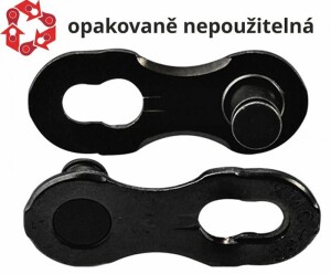 Product detail of Kmc spojka řetězu 12NR DLC černá, 2 ks na blistru, cena za 2 ks